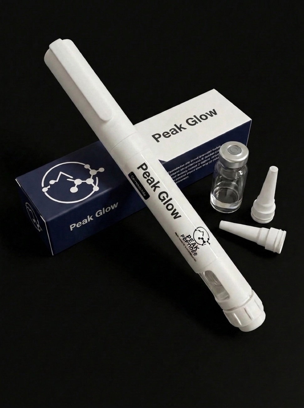 Peak Glow pen in hand